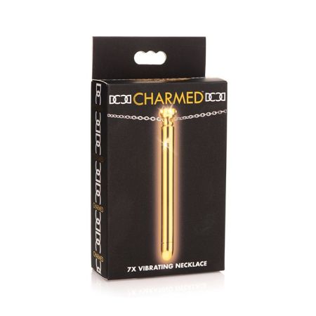 Charmed 7X Vibrating Necklace - Gold