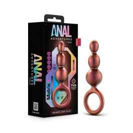 Blush Anal Adventures Matrix Beaded Loop Plug - Copper
